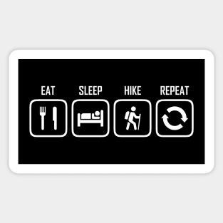 EAT - SLEEP - HIKE - REPEAT Sticker